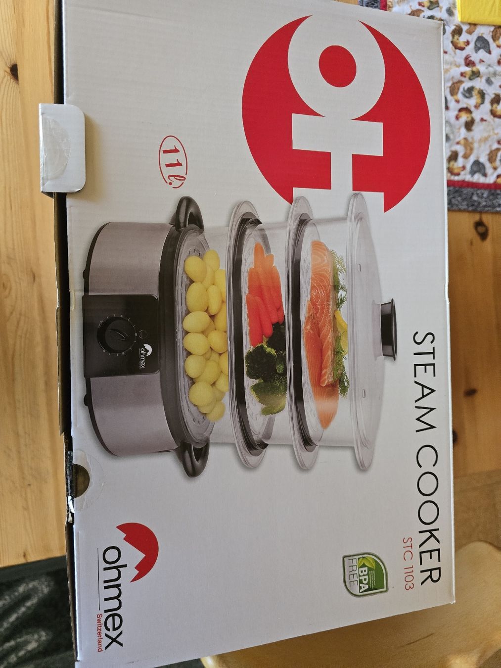 Ohmex Küchengeräte: Dampfgarer Ohmex STC 1103 neu – Neu und originalverpackt aus Ebikon von Vitada 1