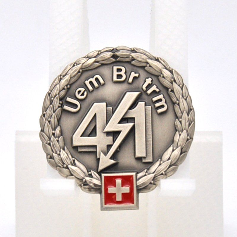 Schweizer Armee Plaketten & Abzeichen: Béretemblem Übermittlungsbrigade 41 – Gebraucht aus Uerkheim von fabulafero