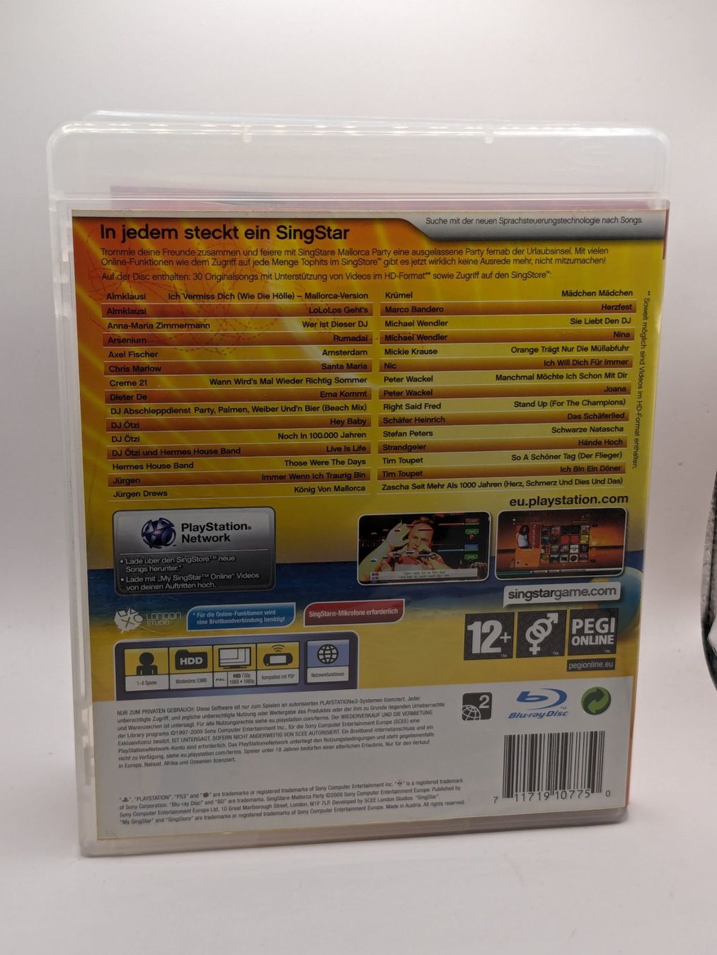 Sony Giochi: Singstar Mallorca Party Edition - Playstation 3 PS3 – Usato da Hünenberg See venduto da SpecialEditionGaming 1