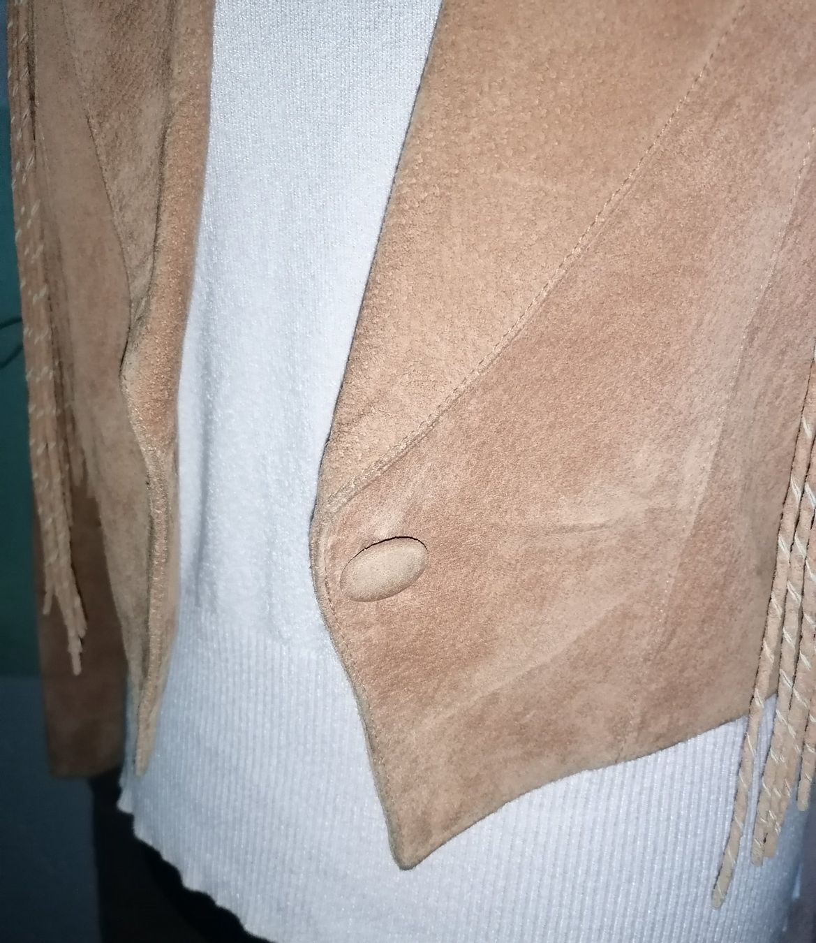 Giacche: beeindruckende Retro Leder-Jacke mit Fransen – Usato da Corcelles-près-Payerne venduto da RxOne_Krs 1