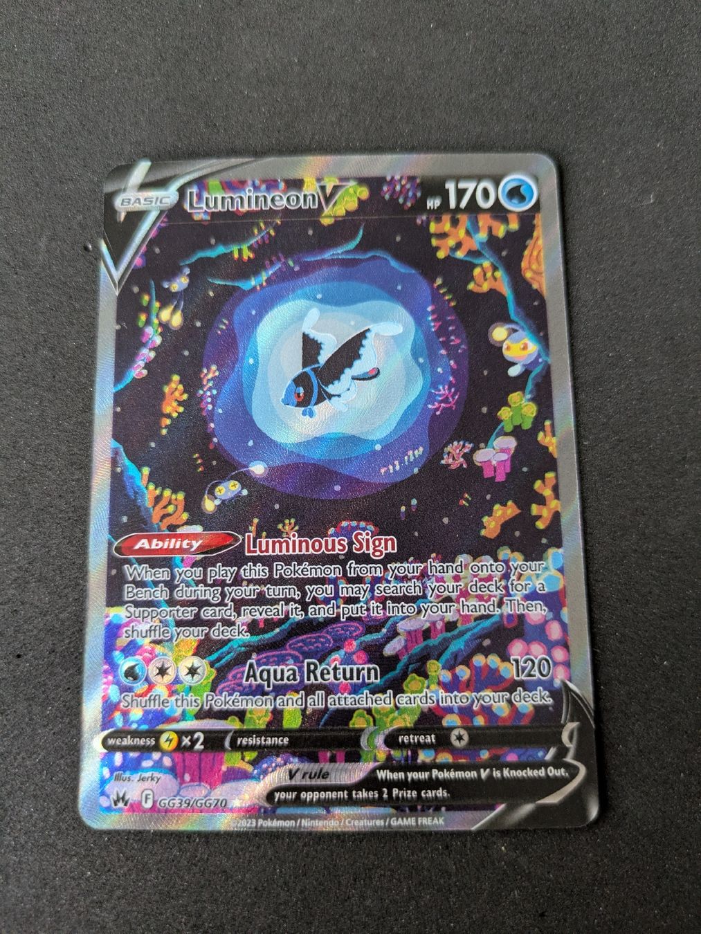 Pokémon Carte collezionabili: Lumineon (Crown Zenith) – Nuovo (secondo la descrizione) da Hochdorf venduto da NoctisCaelum