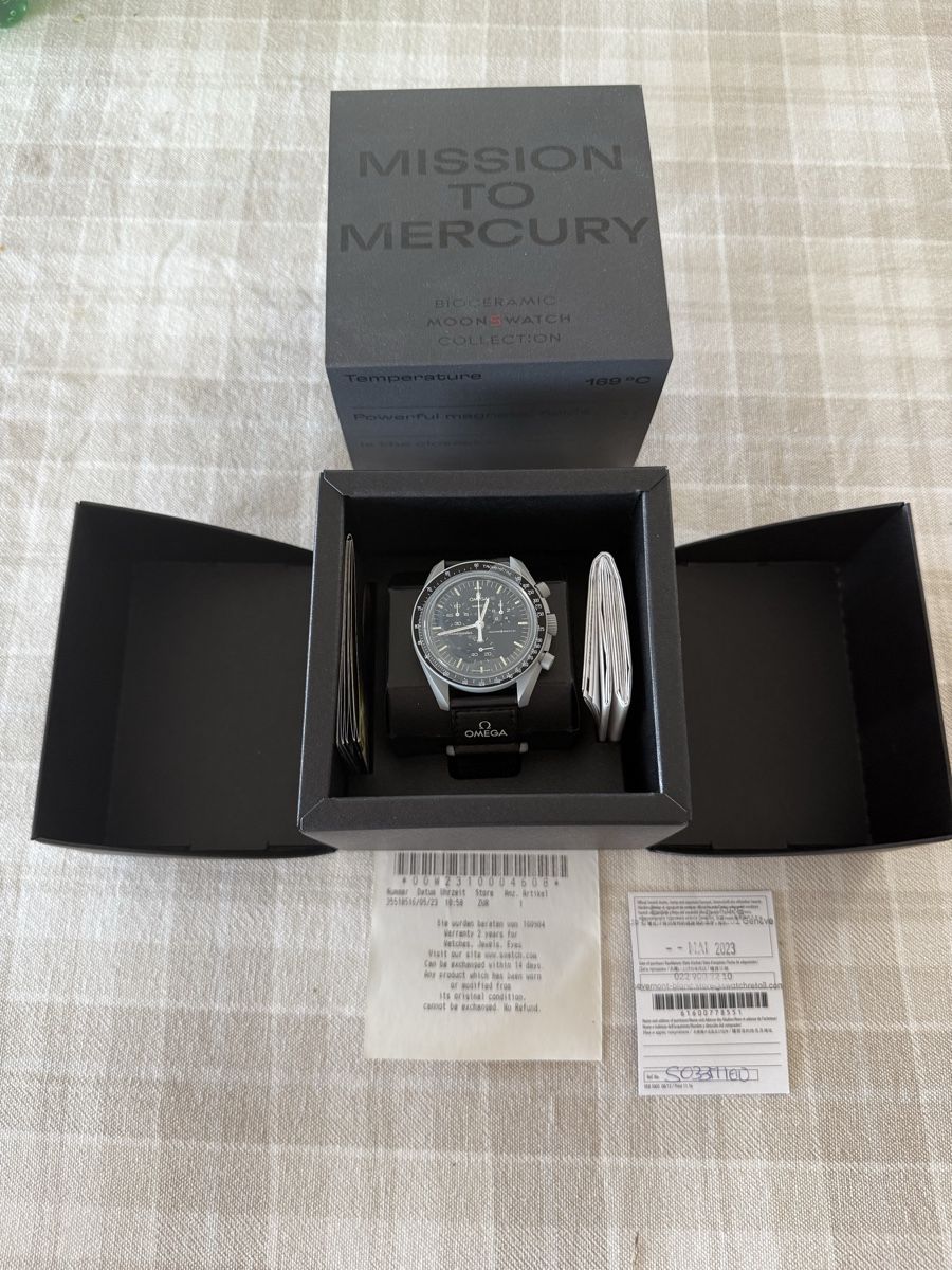 Omega Uhren: Omega x Swatch - Mission to Mercury – Neu und originalverpackt aus Lyss von Patrik98