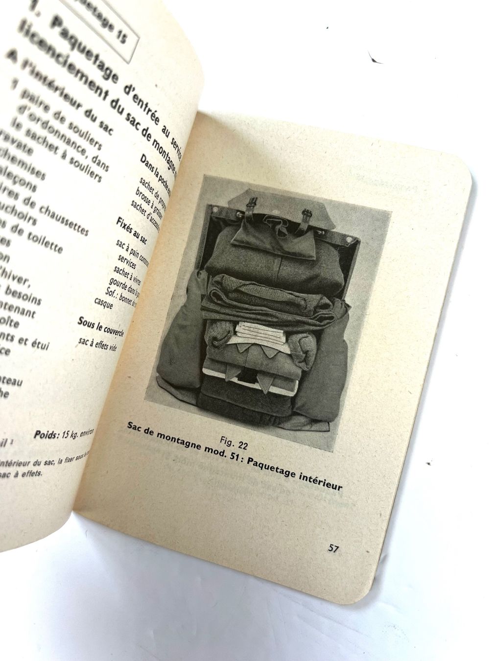Livres: Le Paquetage Schweizerarmee 1958 – D'occasion à Schaffhausen par vandemonian 6