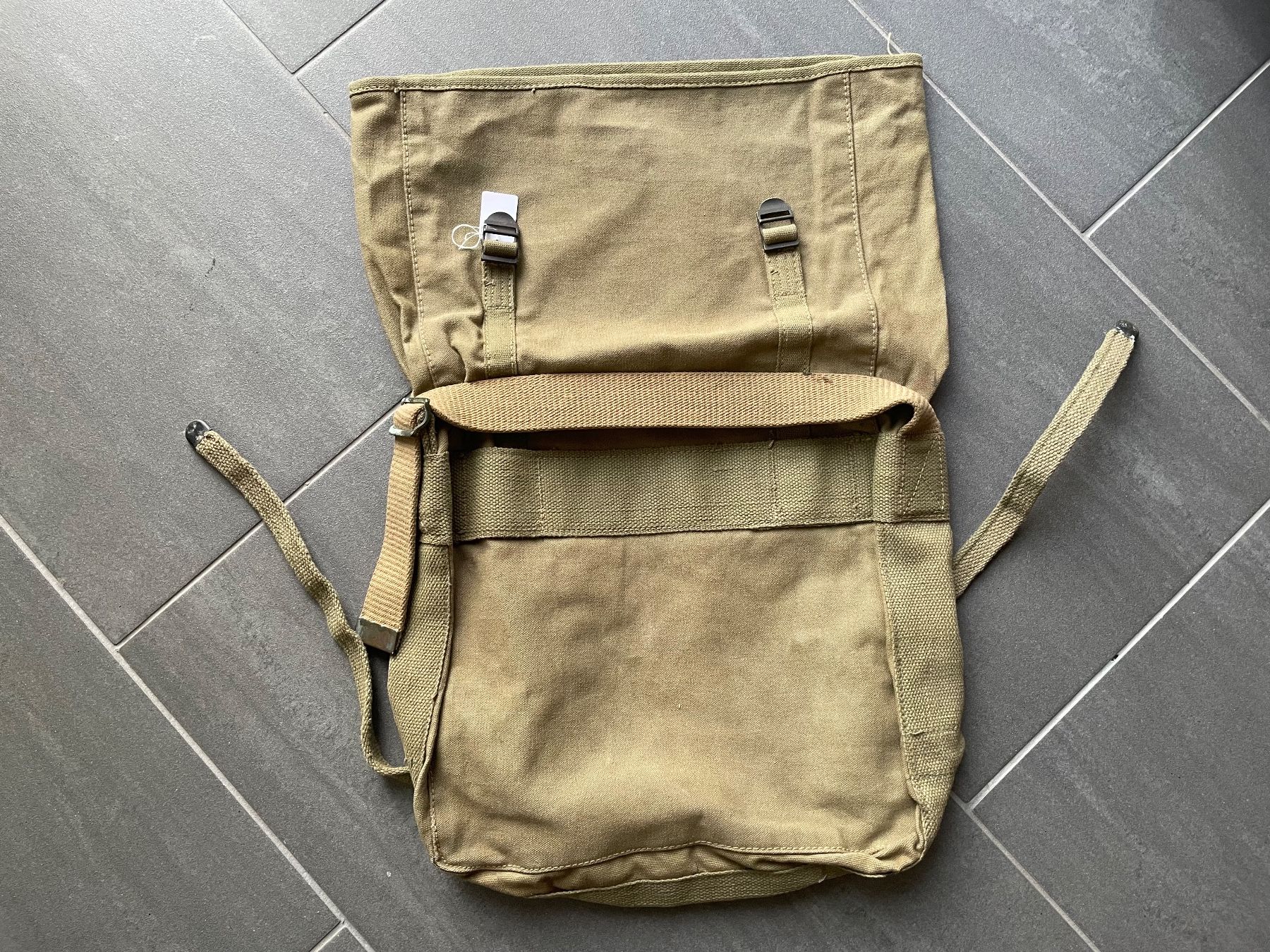 US Army Uniformi: US marine WW2 Knapsack M1941 – Usato da Oberbütschel venduto da Woodie2005