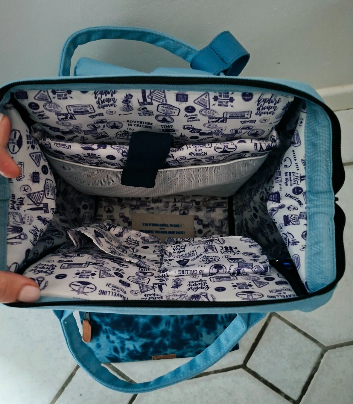 Cabaïa Rucksäcke: Sac à dos CABAÏA bleu – Gebraucht aus Grand-Lancy von Alizee.D 1