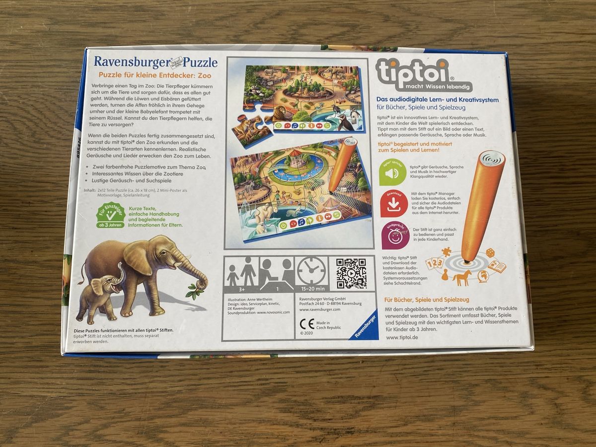 Tiptoi Puzzle: Tip Toi Puzzle Zoo – Usato da Buchs ZH venduto da crazyhandbaggirl123 1