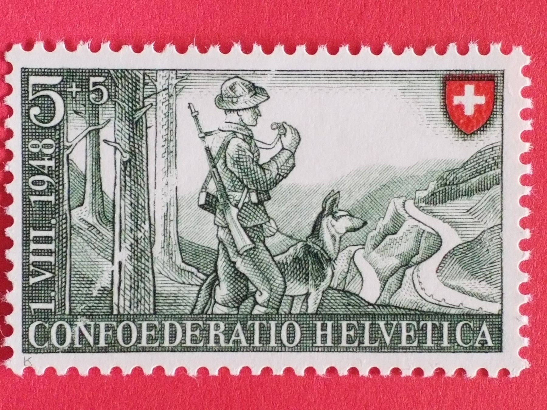 Tutti i francobolli: 1950) B38, Abart weisser Strich Quer durch Marke postfrisch – Usato da Baden venduto da Eggi