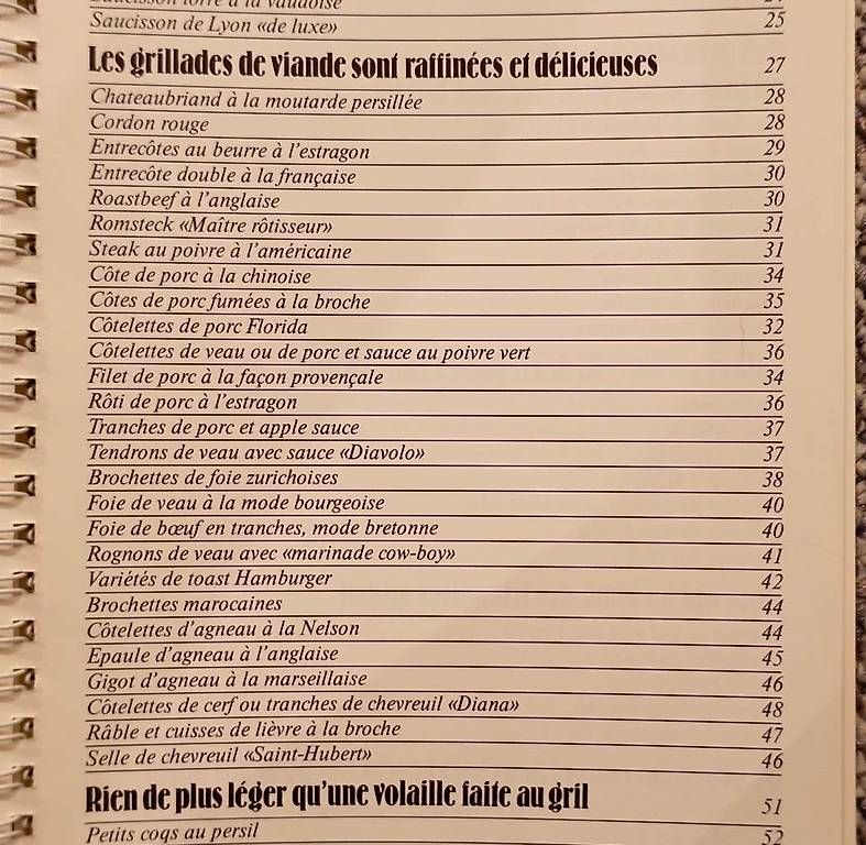 Libri: Livre grillades – Nuovo (secondo la descrizione) da Genève venduto da fto_sz8d 1