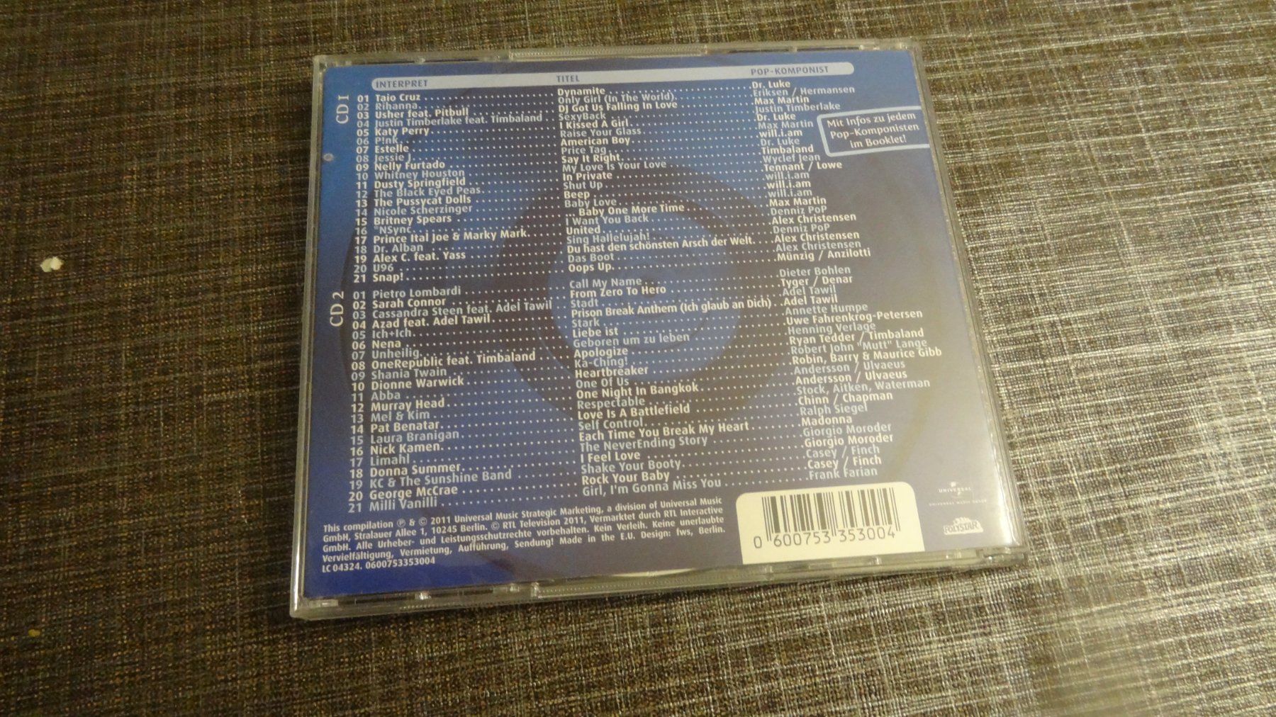 CDs: Die Ultimative Chartshow - Pop-Komponisten CD – Gebraucht aus Olten von Disc-Ausverkauf 1