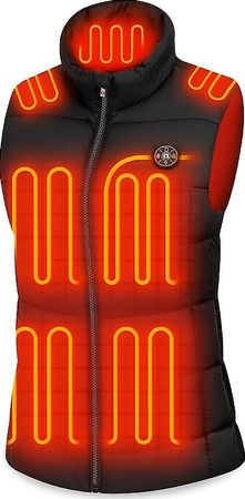 Heizweste Damen mit 16000mAh Akku, Beheizbare Weste Gr.XL