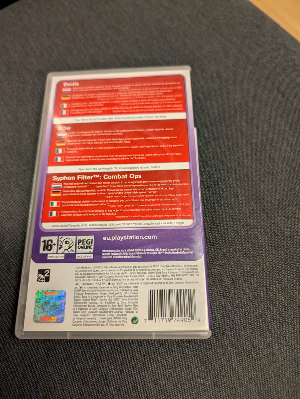 Giochi: PlayStation network collection Power pack Sony psp – Usato da Giubiasco venduto da Tici__nerd_Giubiasco 1