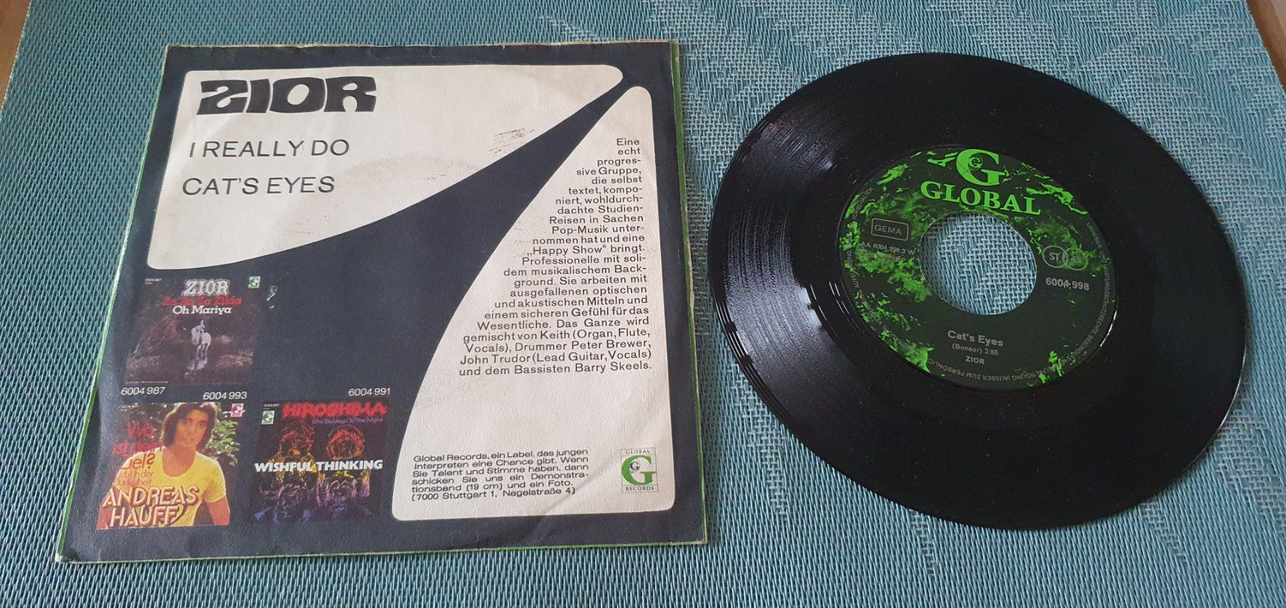 Dischi in vinile: ZIOR, I really do, Single, TOP! – Usato da Kreuzlingen venduto da Cdschlumpf 1