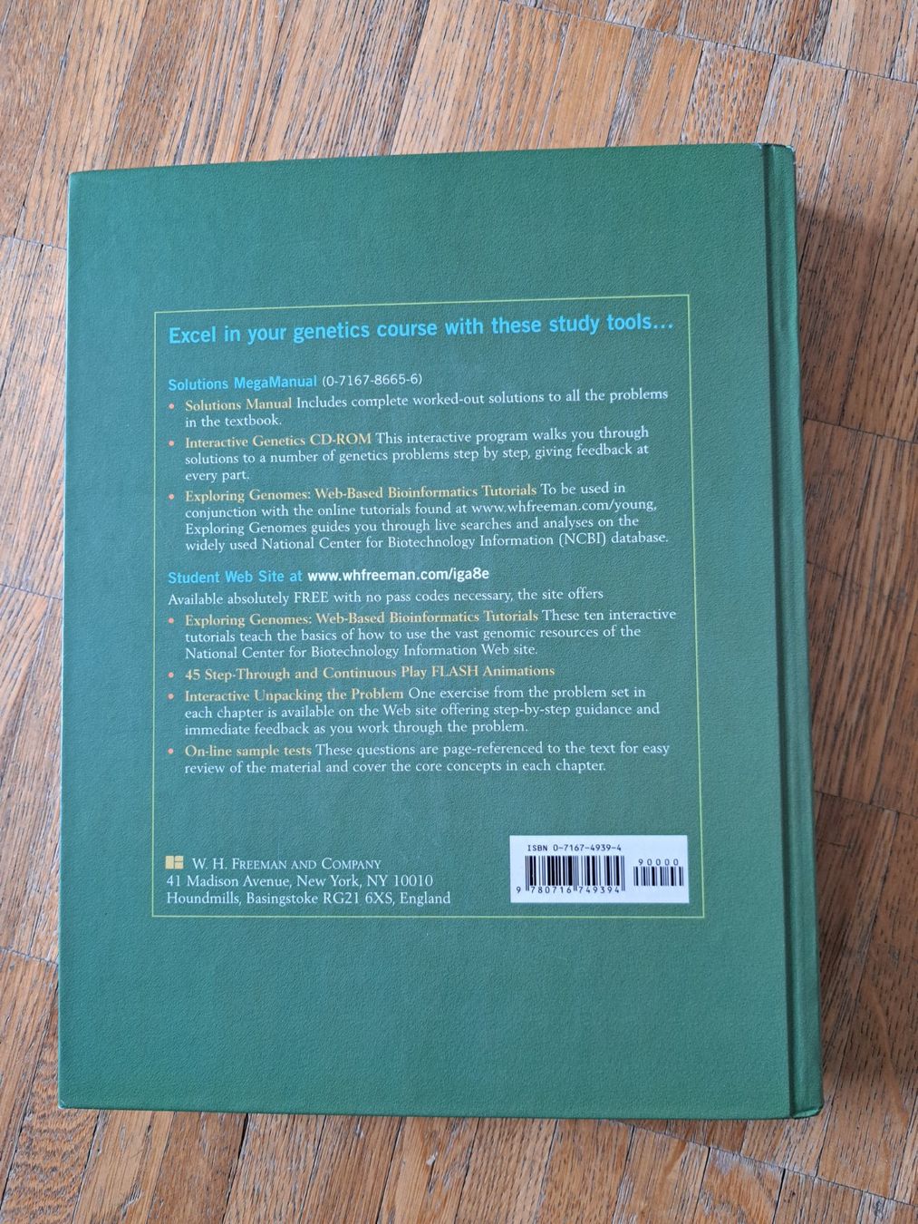 Libri: Introduction to Genetic Analysis – Usato da Thalwil venduto da Pescara13 1