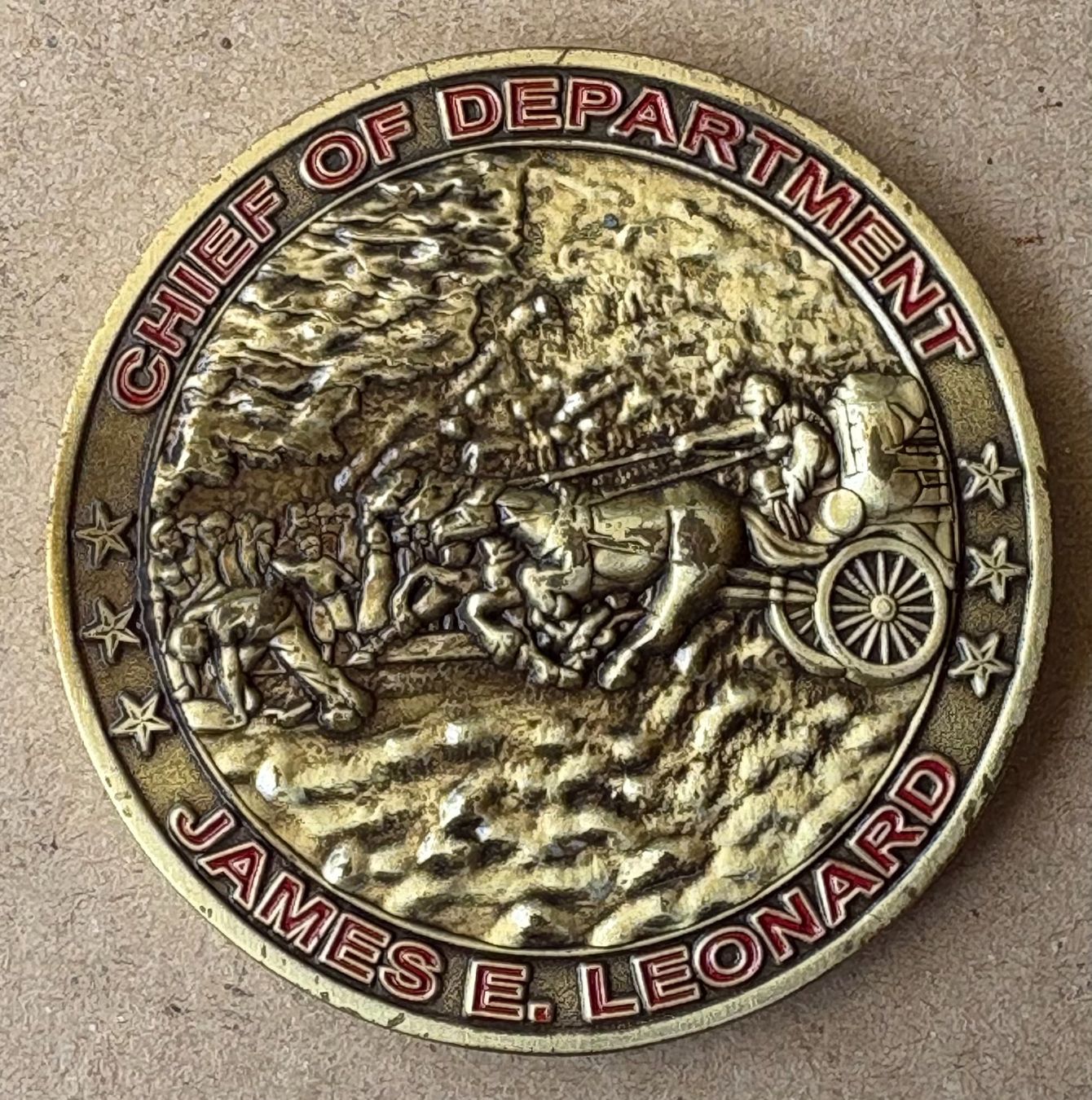 Alle Münzen: CHIEF OF DEPARTMENT JAMES. E. LEONARD – Gebraucht aus Ostermundigen von wini63