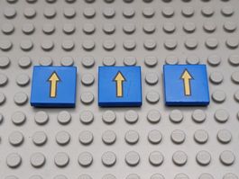 LEGO Classic Space - Bedruckte Fliesen 2x2 - 3068p08 (Lot 7)