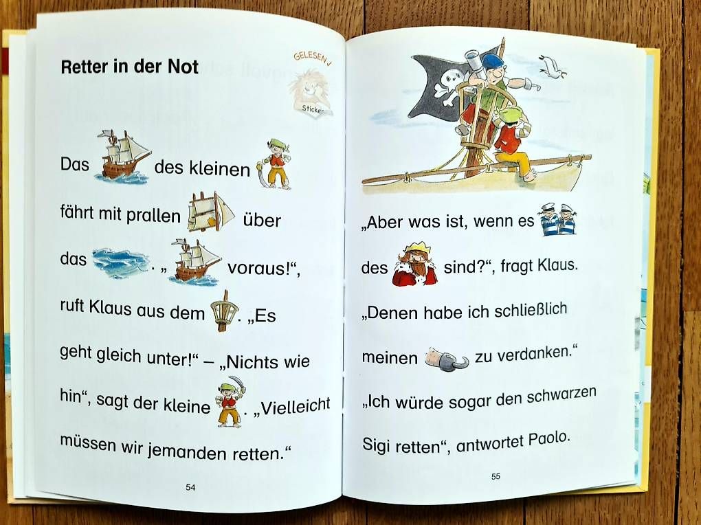 Libri: Erstlese Buch Leselöwen Piraten – Usato da Muri b. Bern venduto da SPF01 2