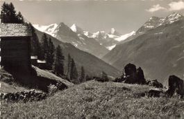Saint Luc (VS) – Paysage alpin (Besso – Gabelhorn – Cervin)