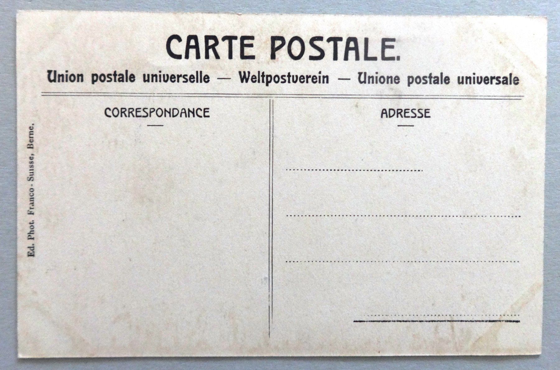 Cartes postales: Brigue - Ancienne maison – Défectueux à Fétigny par Billy2miny 1