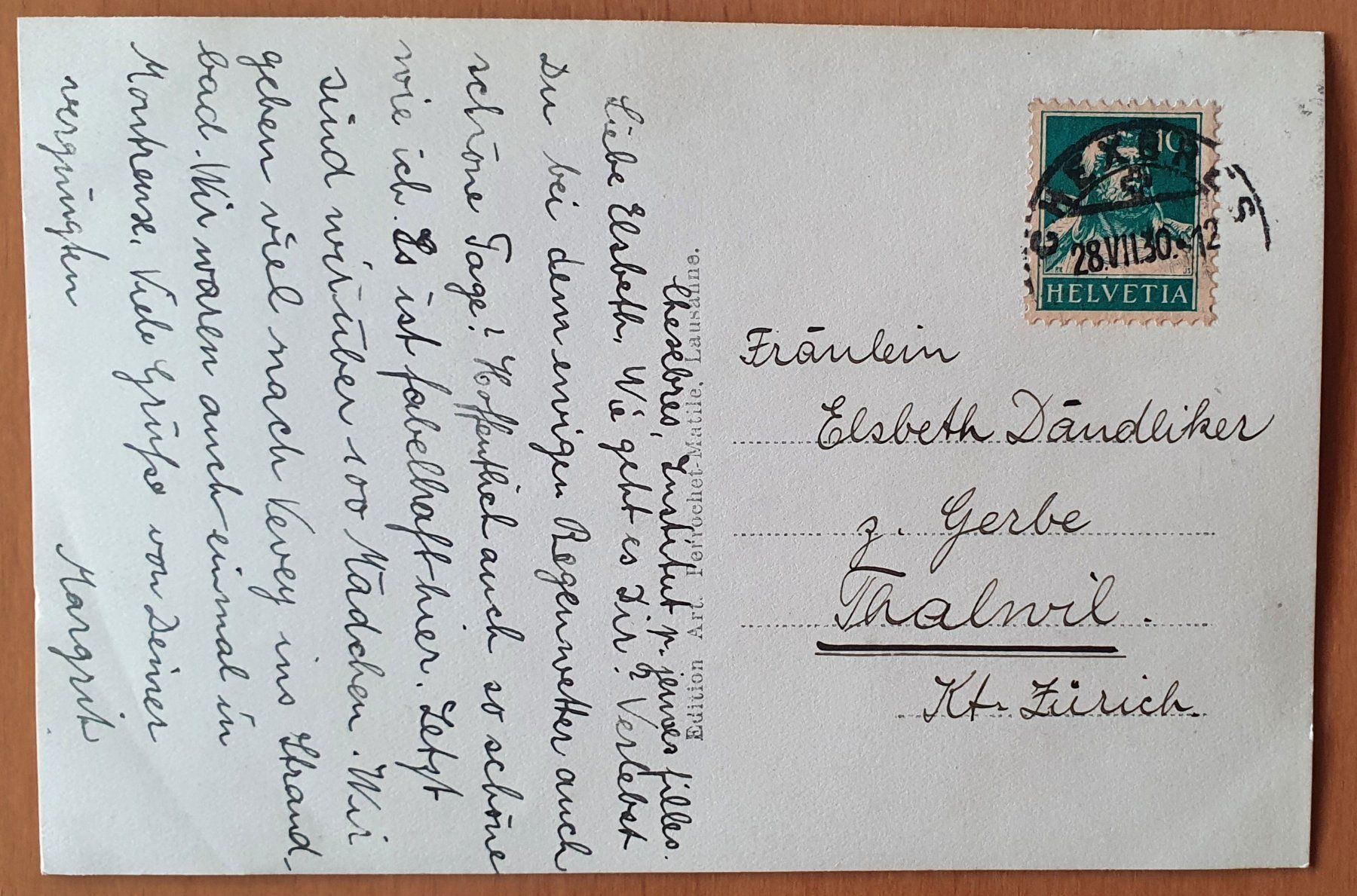 Cartoline postali: Chexbres 1930 – Usato da Kreuzlingen venduto da Rschweiz1 1