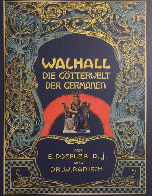 Walhall - die Götterwelt der Germanen (JUGENDSTIL-Bilder) (Neu (gemäss ...