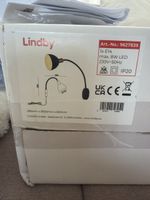 Lindby Wandleuchte schwarz gold E14 neu in OVP