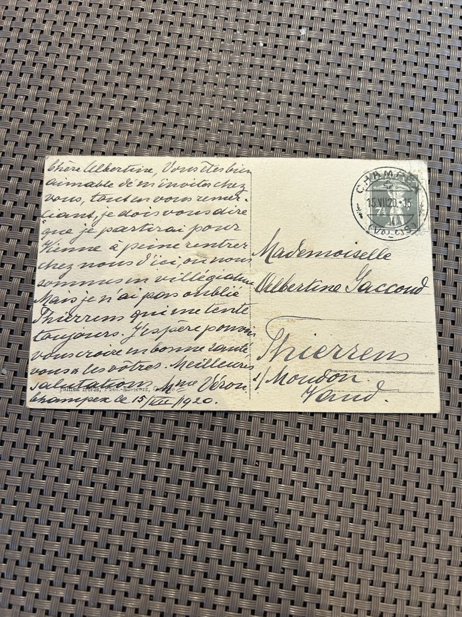Cartoline postali: Carte Postale Ancienne de Champex, Lac et le Combin – Usato da St-Cierges venduto da Crisi53 1