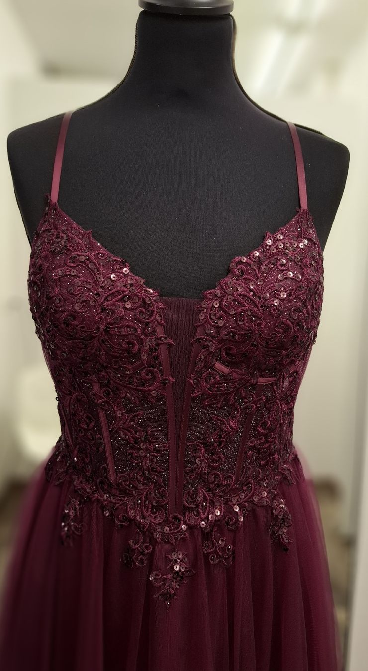 Vestiti: Bordeaux  ( Dunkle lila)Abendkleid – Nuovo (secondo la descrizione) da Uster venduto da VMT. 1
