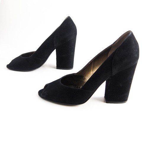 Bally Scarpe da donna: BALLY Peeptoe, schwarz, Gr. 38, NP Fr. 750.00 – Usato da Stehrenberg venduto da AB-C