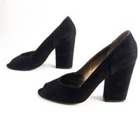 😊BALLY Peeptoe, schwarz, Gr. 38, NP Fr. 750.00