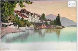Zug - Partie am See - Litho