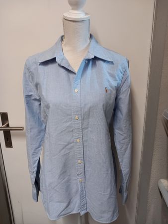 Ralph Lauren Hemd Bluse Gr.XL Baumwolle, hellblau