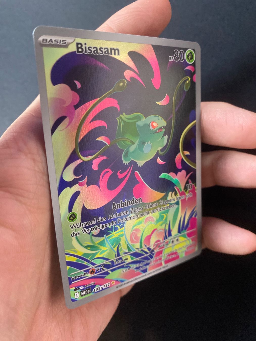 Pokémon Carte collezionabili: Bisasam 133 - Bulbasaur - Illust. Rare - Mega Evolution - DE – Nuovo (secondo la descrizione) da Hausen AG venduto da Shrade 1
