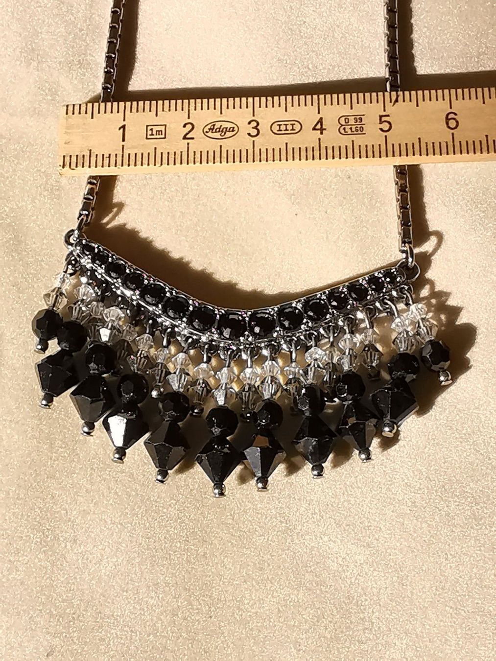 Swarovski Catenine: Swarovski Kette schwarze Kristallfransen – Nuovo (secondo la descrizione) da Zürich venduto da Yourgoodbuy 3