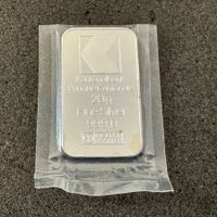 20 gramm Silber Barren Schweiz Kantonal Bank