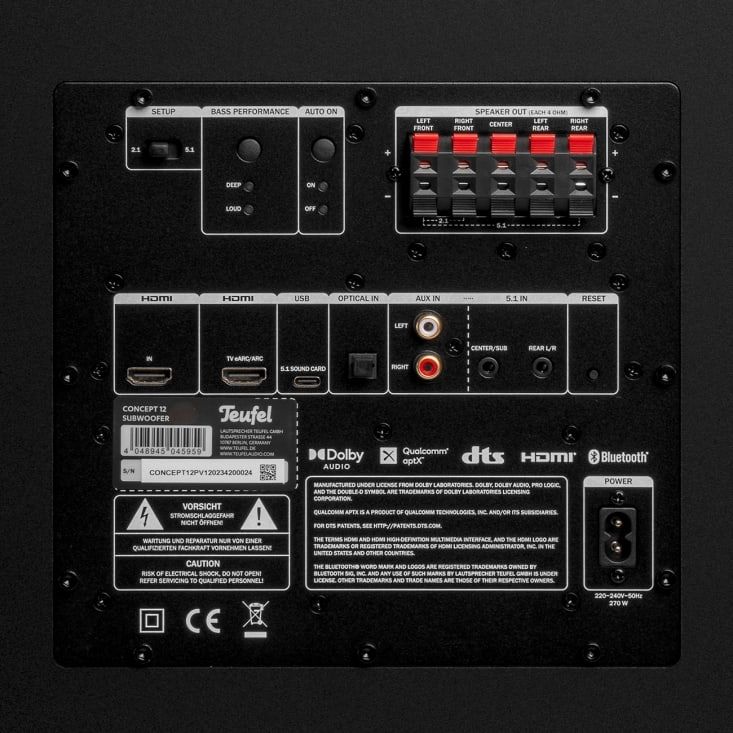 Teufel Heimkino: CONSONO 35 CONCEPT Surround Power Edition "5.1-Set" – Gebraucht aus Sumiswald von Stfelzen 6