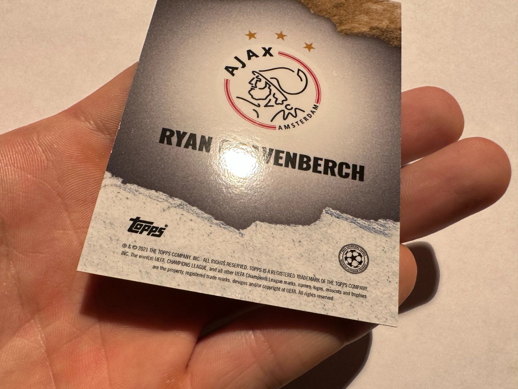 Panini Carte collezionabili: 2021 Topps Ryan Gravenbergh on card Auto – Usato da Hagendorn venduto da Pokecollectorch 7