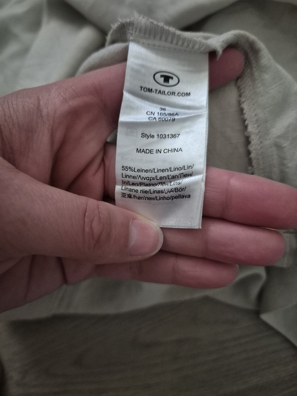 Tom Tailor Vestiti: Leinen-Kleid Gr. 36 Tom Tailor – Usato da Derendingen venduto da Carand12 5