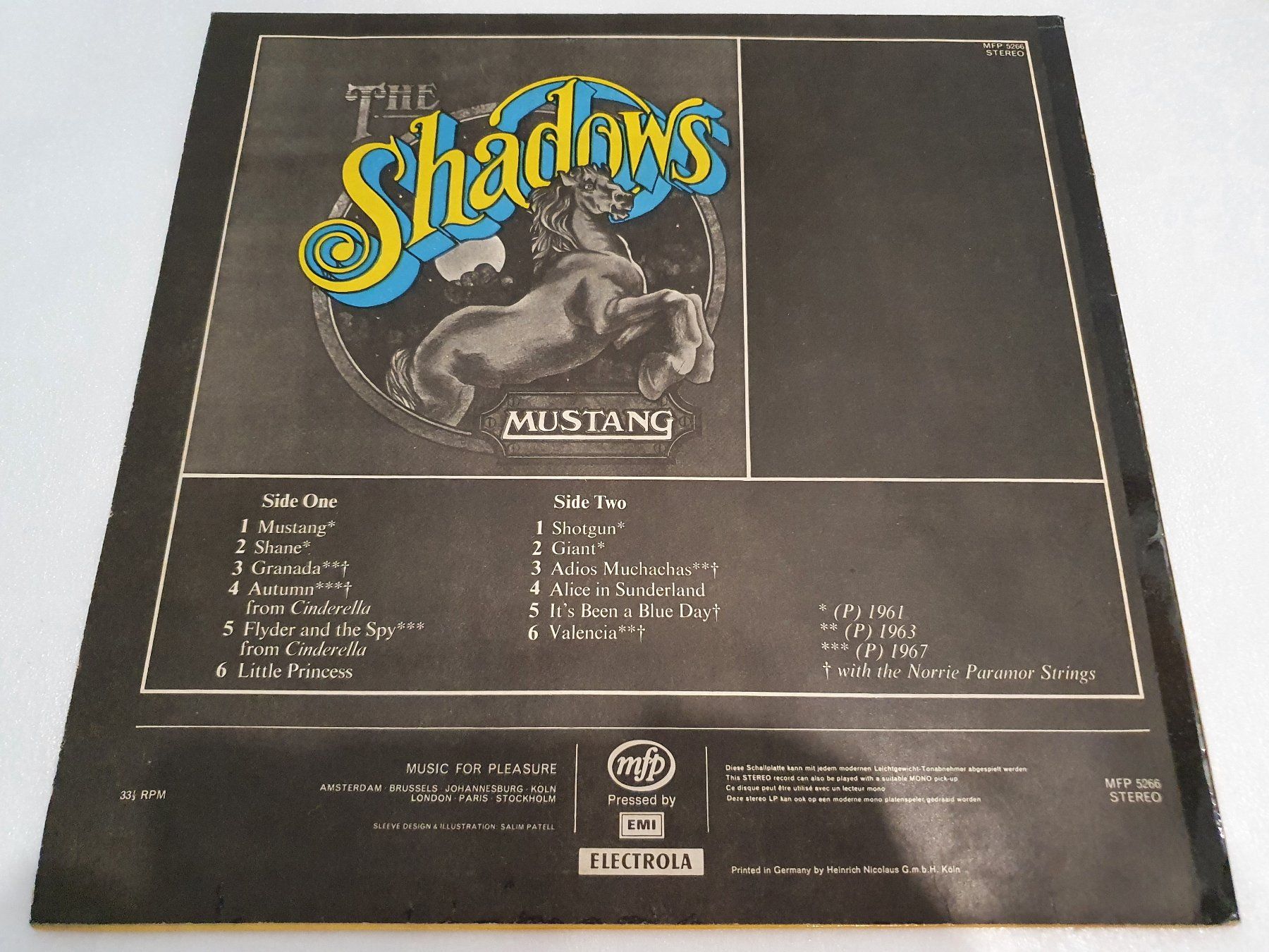 Schallplatten: The Shadows – Mustang – Gebraucht aus Uster von Vinyl-Leidenschaft 1