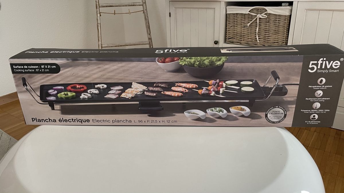Grills: 5five Electric Plancha Griddle 87 x 21 cm New – Neu (gemäss Beschreibung) aus Zürich von hidden_treasures_zh