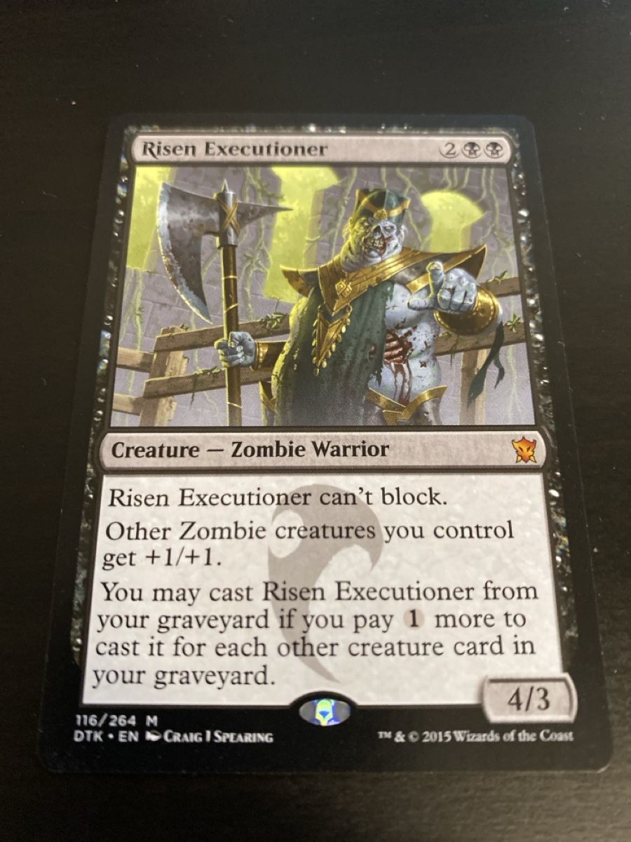 Magic The Gathering Carte collezionabili: Risen Executioner – Usato da Oberglatt ZH venduto da Finlandia1