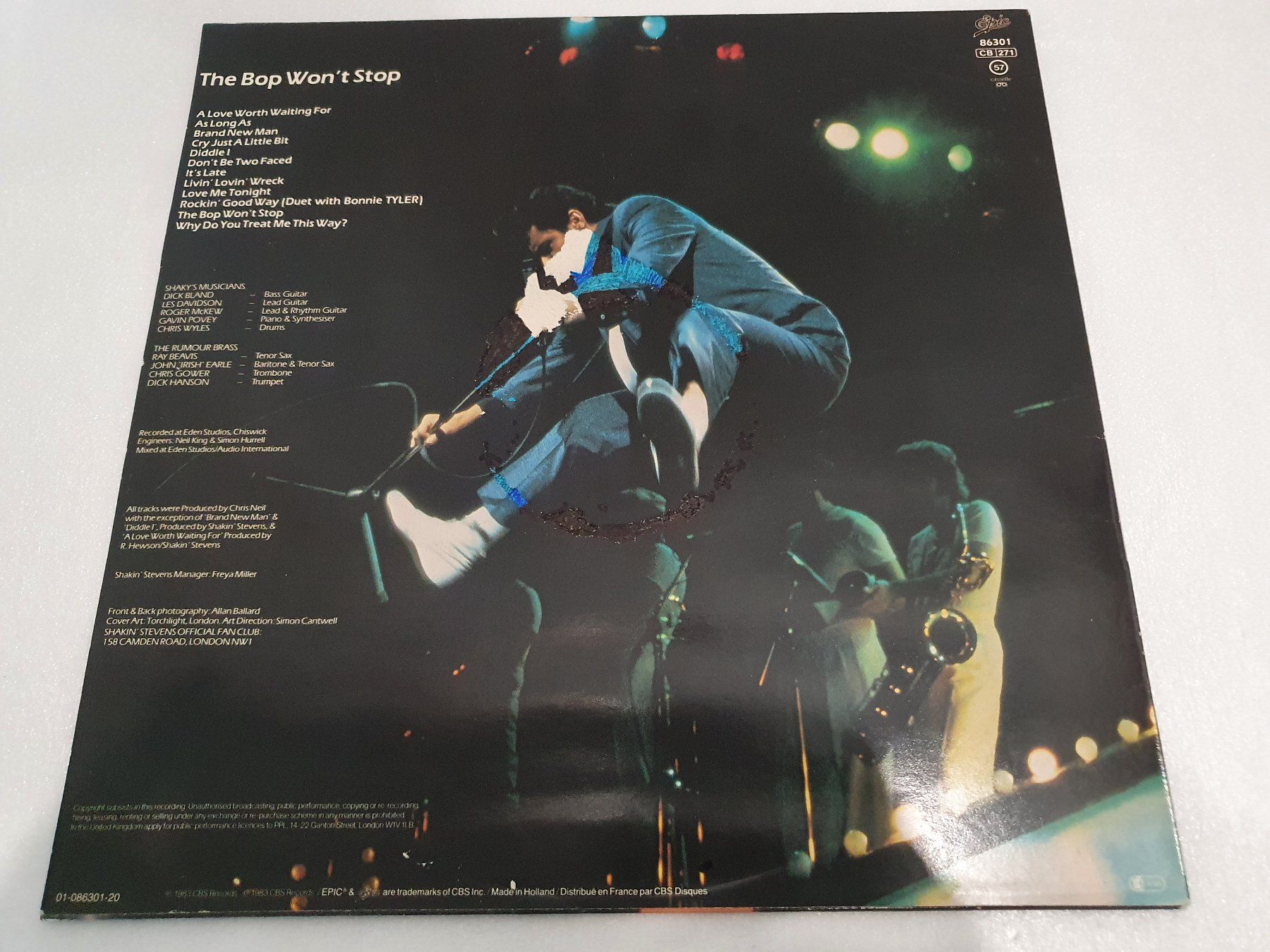 Dischi in vinile: Shakin' Stevens – The Bop Won't Stop – Usato da Uster venduto da Vinyl-Leidenschaft 1