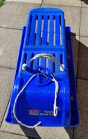 EKO Snow-Star Kunststoffschlitten blau guter Zustand