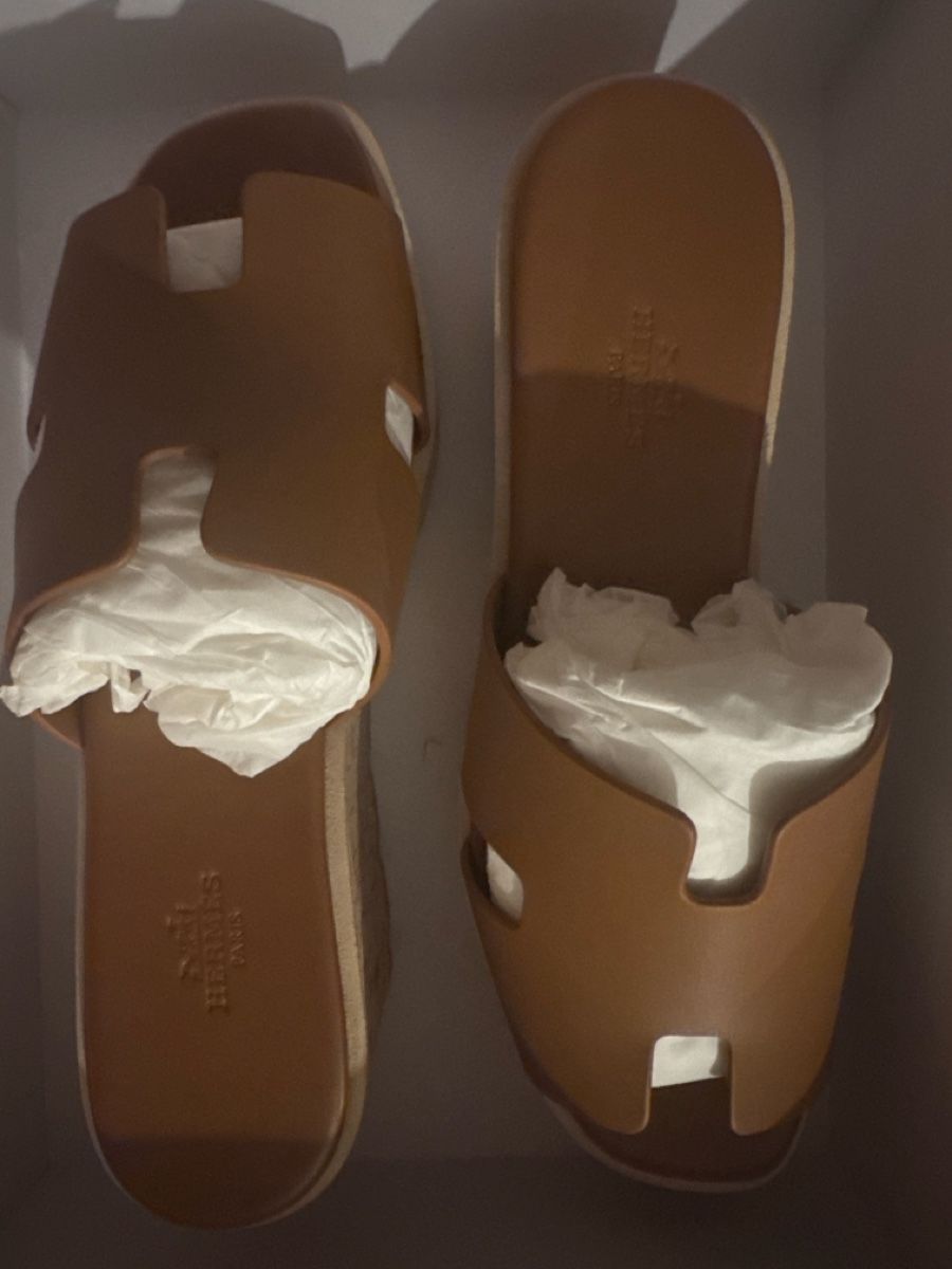 Hermès Scarpe da donna: Hermès Sandalen Eze Gr. 38 Leder Braun Neu – Nuovo e nell'imballaggio originale da Emmen venduto da t_a_n88x 2