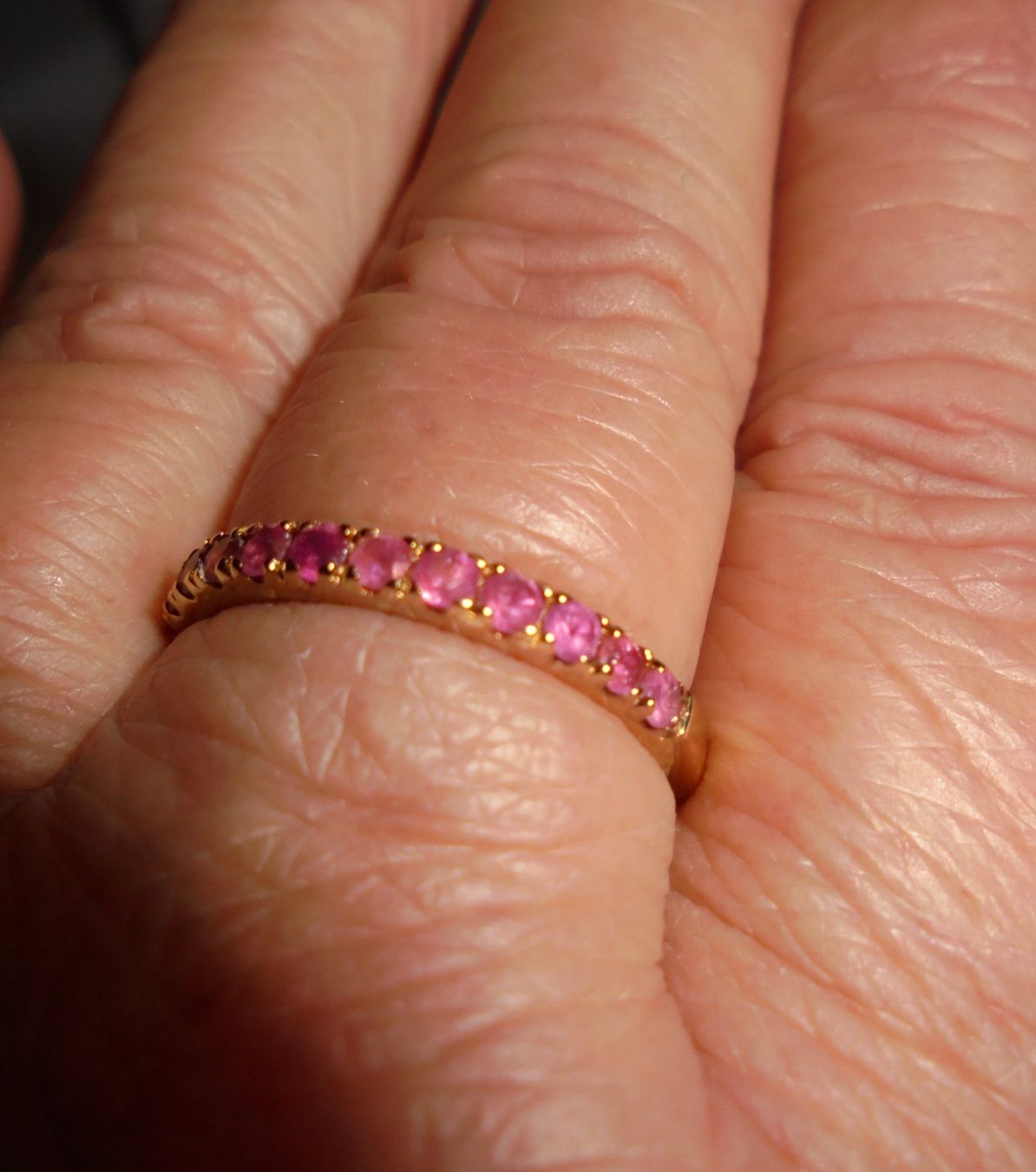 Ringe: Echtschmuck: Madagaskar-Rubin-Silberring, vergoldet / 56 – Neu (gemäss Beschreibung) aus Zuchwil von maumauchi 2