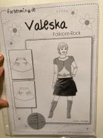 Farbenmix Valeska Folklore Rock  Schnittmuster