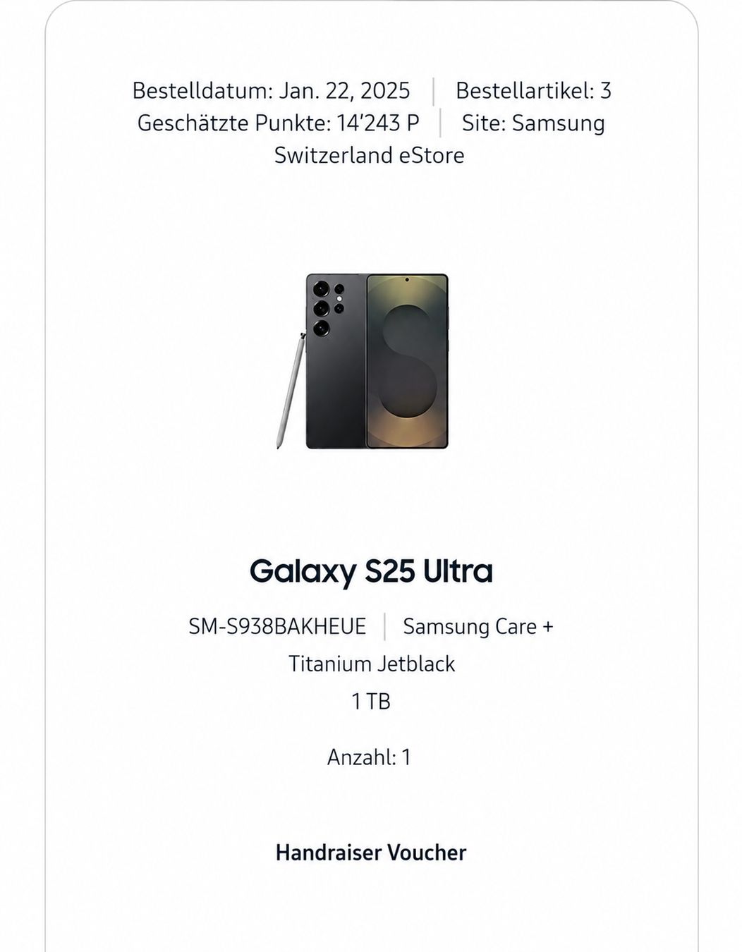 Samsung Handys / Smartphones: Samsung S25 Ultra – Gebraucht aus Winterthur von Florian_Haller 3
