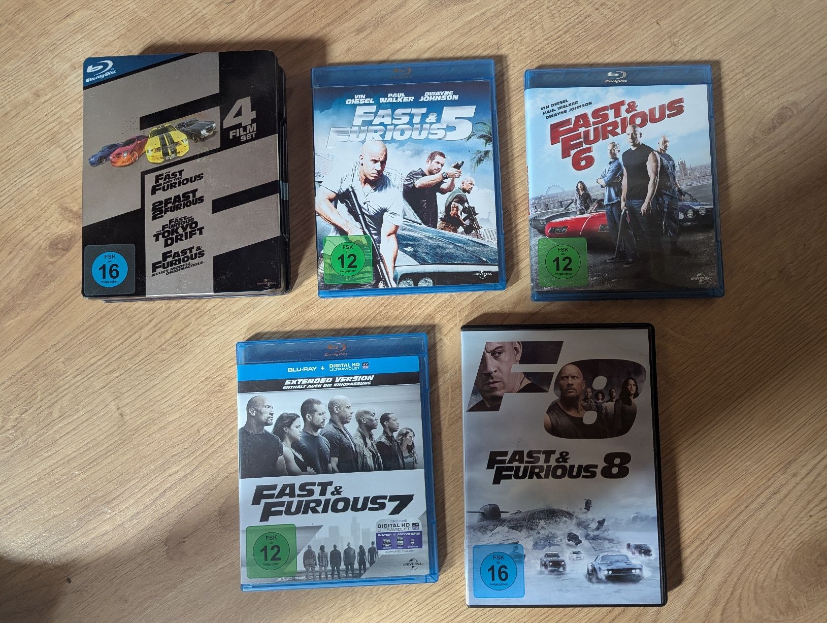 Tutti i DVDs: Fast & Furious 1-8 – Usato da Weite venduto da dom_2k8b