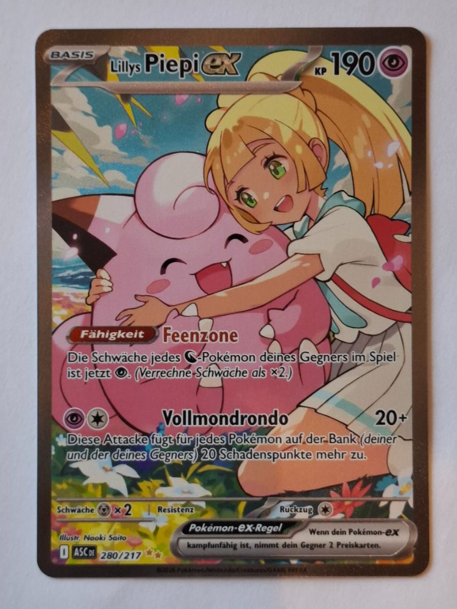 Pokémon Carte collezionabili: Pokémon Erhabene Helden - Lilly's Piepi ex - DE - ab 1.- CHF – Usato da Bülach venduto da Bendo91