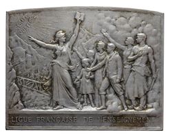 Ligue Française de l'Einseignement, ca 1900