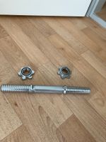Hantelstange mit 2x 2.5kg und 2x 1.25kg Scheiben + 4x 1.25kg